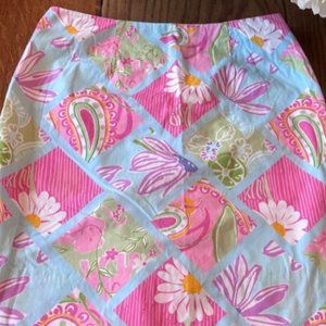 VTG Lilly Pulitzer White Tag Skirt